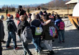 Ieri mattina a Busca è stata ospite la classe III A primaria dell’istituto Sant’Anna di Torino. I bambini hanno visitato il museo e parco Ingenium e la mostra “Da Kandinky ai contemporanei” in  Casa Francotto